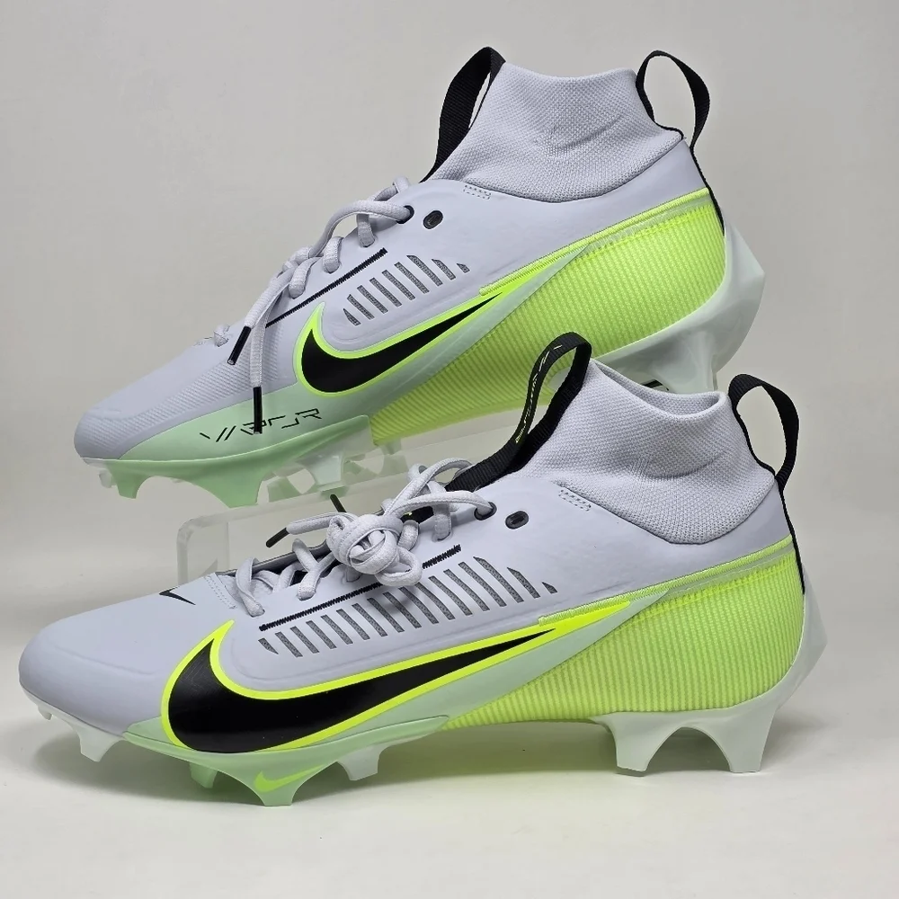 Nike Vapor Edge Pro 360 2 Cleats Mens Sz 10.5 Pure Platinum Green DA5456-004 New